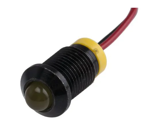 63-5024-02 RS PRO Yellow Indicator, 2 V dc, 8mm Mounting Hole Size, Lead Wires Termination, IP67 723-9397