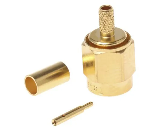 63-5002-05 Telegartner Straight 50Ω Cable Mount SMA Connector, Crimp Termination RG174/U, RG188 A/U, RG316/U J01150A0011