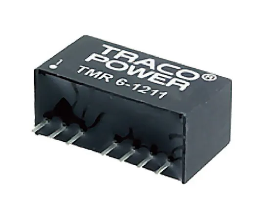 63-5064-44 TRACOPOWER TMR 6 6W Isolated DC-DC Converter Through Hole, Voltage in 4.5 → 9 V dc, Voltage out ±12V dc TMR 6-0522
