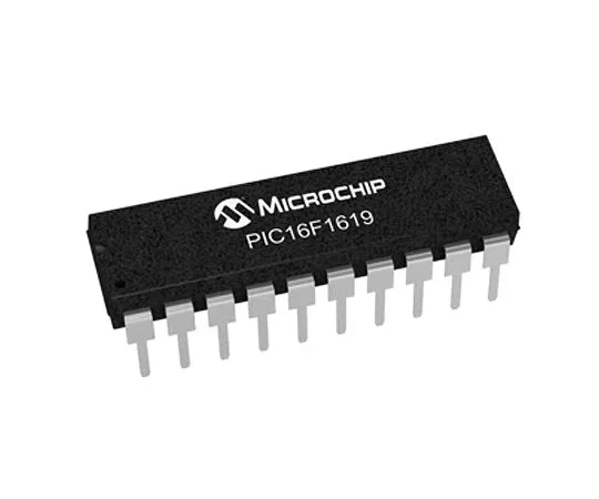 63-5171-76 Microchip PIC16F1619-I/P, 8bit 8 bit CPU Microcontroller, 32MHz, 14 kB Flash, 20-Pin PDIP PIC16F1619-I/P