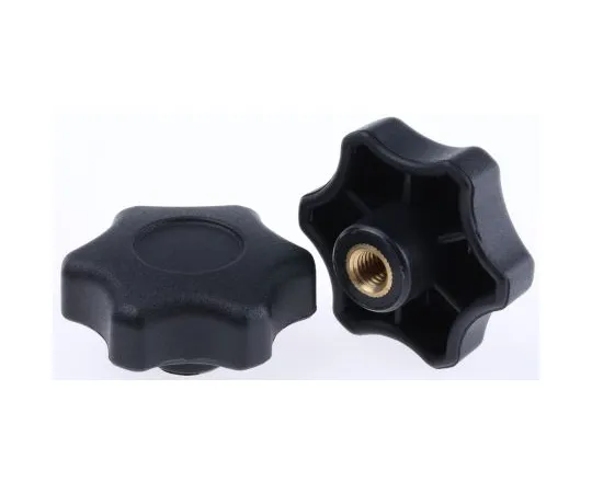 63-6564-97 RS PRO Black Multiple Lobes Clamping Knob, M8 161-111
