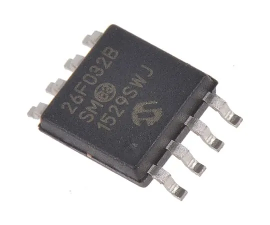 63-5154-61 Microchip SST26VF032B-104I/SM, SPI 32Mbit Flash Memory, 3ns, 8-Pin SOIJ SST26VF032B-104I/SM