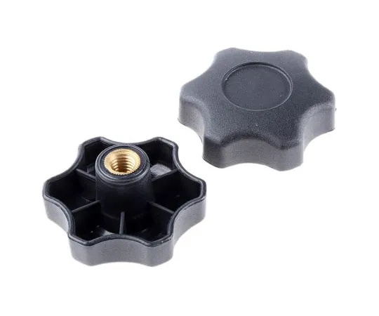 63-6564-98 RS PRO Black Multiple Lobes Clamping Knob, M10 161-127