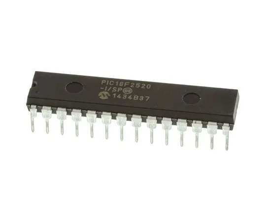 63-5162-87 Microchip PIC18F2520-I/SP, 8bit PIC Microcontroller, 40MHz, 32 kB, 256 B Flash, 28-Pin SPDIP PIC18F2520-I/SP