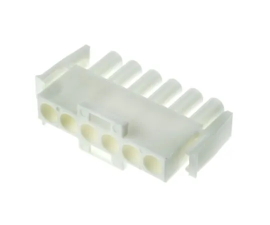 63-4946-96 TE Connectivity Universal MATE-N-LOK Male Connector Housing, 6.35mm Pitch, 6 Way, 1 Row 640581-1