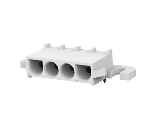 63-4950-23 TE Connectivity Universal MATE-N-LOK Series 6.35mm Pitch 4 Way Right Angle PCB Socket, Through Hole, Solder Termination 643230-1
