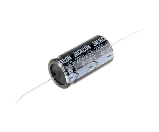 63-4990-49 RS PRO 2200μF 63V dc Aluminium Electrolytic Capacitor, Through Hole 22 (Dia.) x 42mm +105°C 22mm 42mm 707-6688