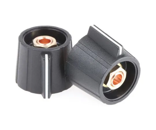 63-5113-59 Sifam Potentiometer Knob, Collet Type, 21mm Knob Diameter, Black, 6mm Shaft SP211 006 BLACK