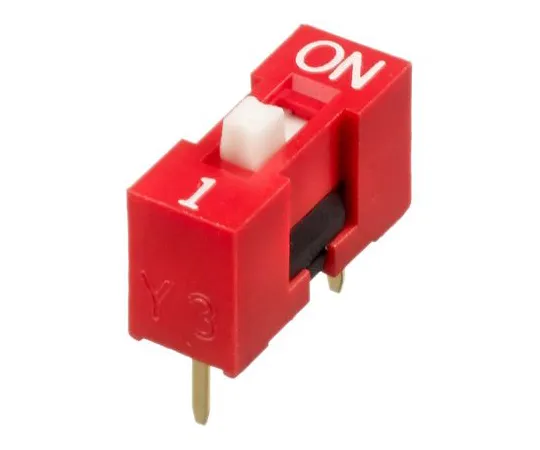 63-5158-91 1 Way Through Hole DIP Switch SPST, Raised Actuator NDS-01-V