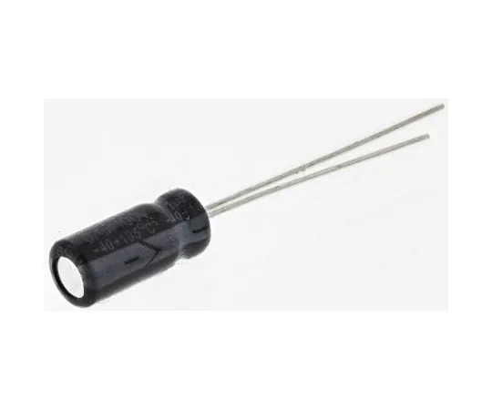63-4998-66 RS PRO 100nF 100V dc Aluminium Electrolytic Capacitor, Through Hole 5 (Dia.) x 11mm +105°C 5mm 2mm 11mm 711-1661