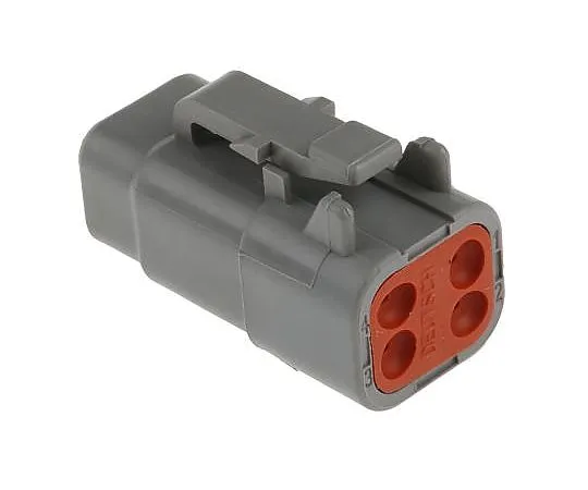 63-5177-52 Deutsch DTM Series, 2 Row 4 Way Plug Connector DTM06-4S