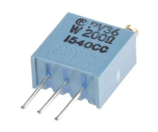 63-5083-97 200Ω Through Hole Trimmer Potentiometer 0.5W Top Adjust Bourns PV36 Series PV36W201C01B00