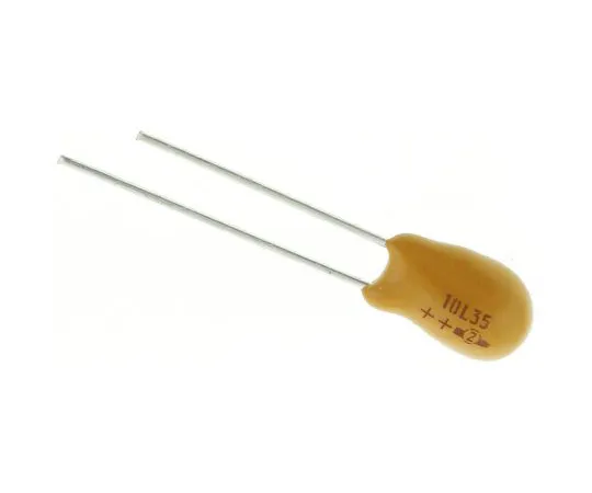 63-4959-41 Vishay Tantalum Capacitor 10μF 35V dc MnO2 Solid ±20% Tolerance 489D Series 489D106X0035F1VE3