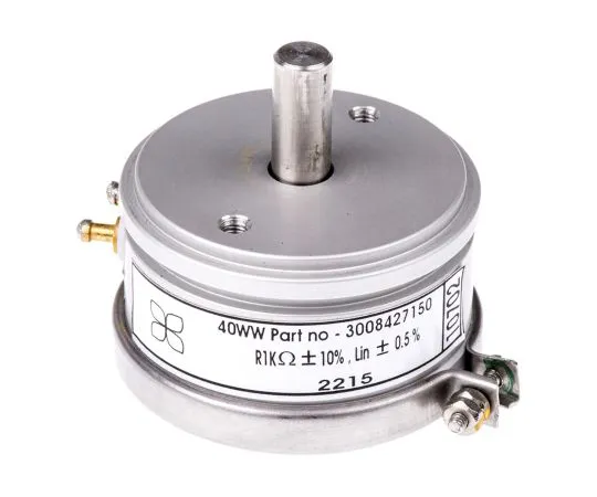 63-5142-64 RS Pro 1 Gang Rotary Wirewound Potentiometer with a 6 mm Dia. Shaft, 1kΩ, ±10%, 3W, Linear 842-7150