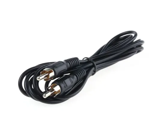 63-5047-52 RS PRO 2m RCA Cable Male RCA to Male RCA Black 742-4292