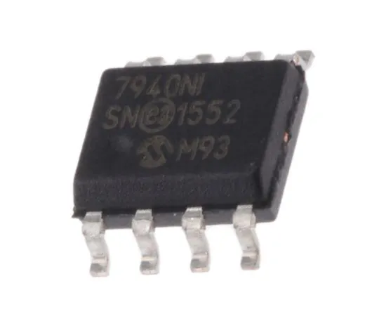 63-5112-98 Microchip MCP7940N-I/SN, Real Time Clock (RTC), 64B RAM Serial-I2C, 8-Pin SOIC MCP7940N-I/SN