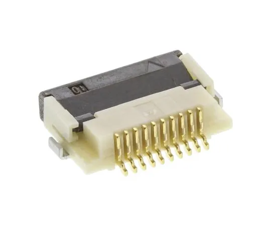 63-4965-67 Hirose FH12 0.5mm Pitch 10 Way Right Angle SMT Female FPC Connector, ZIF Bottom Contact FH12-10S-0.5SH(55)