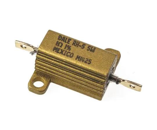 63-4957-33 Vishay RH005 Series Aluminium Ho***d Axial Wire Wound Panel Mount Resistor, 1Ω ±1% 7.5W RH0051R000FE02