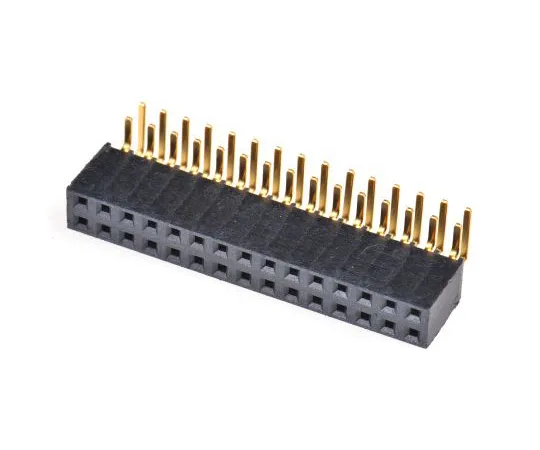 63-5080-34 Samtec SSW Series 2.54mm Pitch 30 Way 2 Row Right Angle PCB Socket, Through Hole, Solder Termination SSW-115-02-G-D-RA
