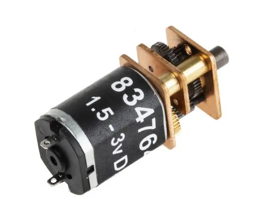 63-5141-01 RS PRO, 3 V dc, 337 gcm, Brushed DC Geared Motor, Output Speed 137 rpm 834-7644