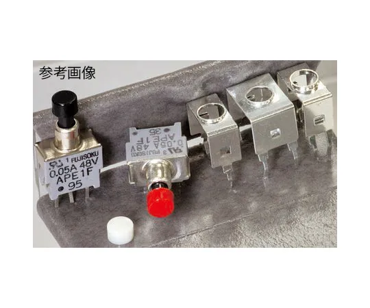 63-5075-06 Pushbutton Switch Single Pole Double Throw (SPDT) 50 mA @ 48 V ac/dc Momentary PCB AP1F-2S-Z
