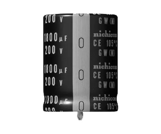 63-5145-70 Nichicon 82μF 450V dc Aluminium Electrolytic Capacitor, Through Hole 22 (Dia.) x 25mm +105°C 22mm 10mm LGW2W820MELZ25