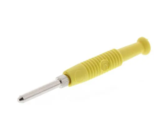 63-6546-14 Yellow Male Banana Plug Solder 60V dc 973509103
