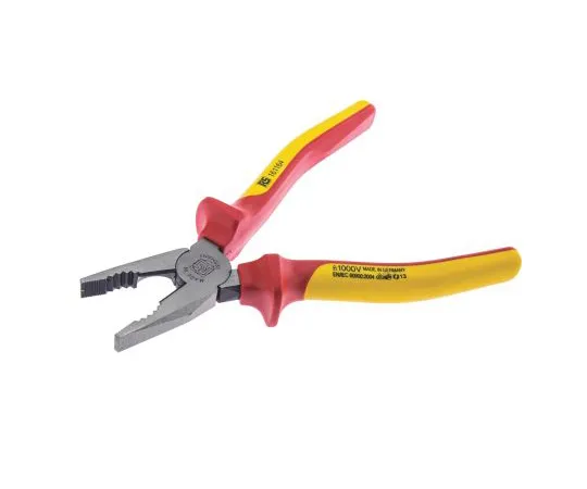 63-6565-07 RS PRO VDE Insulated Steel Pliers Combination Pliers, 200 mm Overall Length 161-164