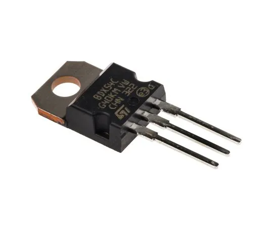 63-5004-75 STMicroelectronics BDX54C PNP Darlington Pair, 8 A 100 V HFE:750, 3-Pin TO-220 BDX54C