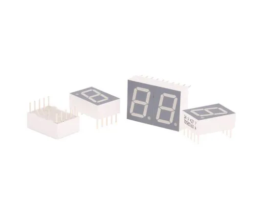 63-4993-21 TDSG5160 Vishay 7-Segment LED Display, CC Green 9.5 mcd RH DP 13mm TDSG5160