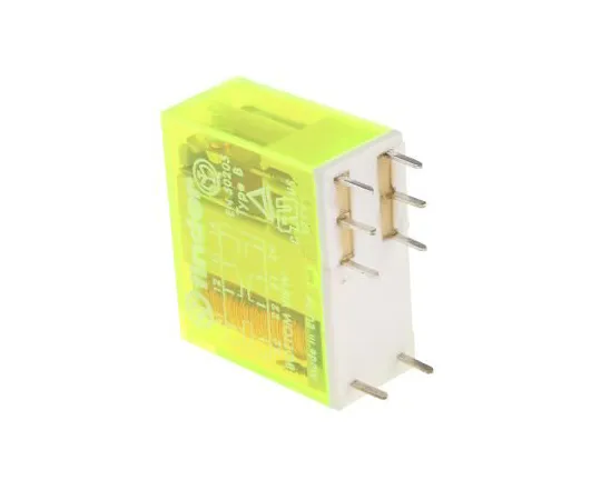 63-6546-09 Finder50 Series DPDT Non-Latching Relay PCB Mount, 5V dc Coil, 8A 50.12.9.005.1000