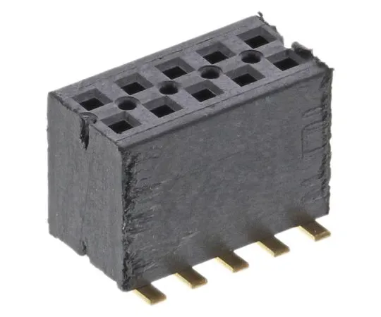 63-5081-41 Samtec FLE Series 1.27mm Pitch 10 Way 2 Row Straight PCB Socket, Surface Mount, SMT Termination FLE-105-01-G-DV