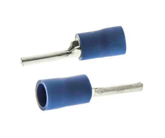 63-4964-82 JST FVPC Series Insulated Crimp Pin Connector, 1mm² to 2.6mm², 16AWG to 14AWG, 1.9mm Pin Diameter, 12mm Pin Length, Blue FVWSPC-2