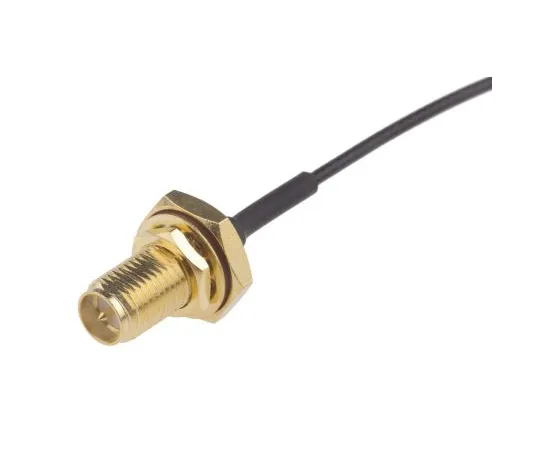 63-5108-87 RS PRO Black Male RP-SMA to Male U.FL RF Coaxial Cable, 50 Ω 794-2835