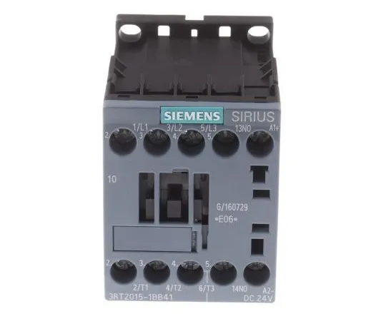 63-4987-42 Siemens 3 Pole Contactor, 7 A, 24 V dc Coil, SIRIUS Innovation, 3NO, 3 kW 3RT2015-1BB41