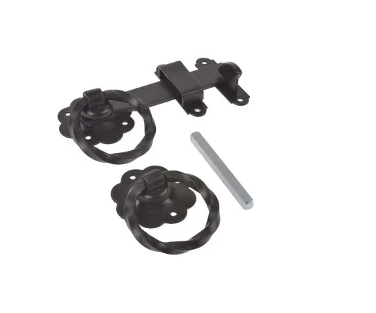 63-5164-54 RS PRO Steel Ring Gate Latch with Black Epoxy Finish 894-6780