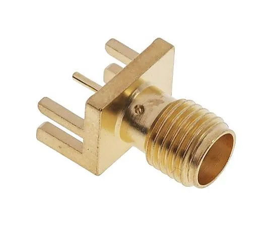 63-5162-80 Cinch Connectors Straight 50Ω Edge Mount SMA Connector, Solder Termination 142-0701-801
