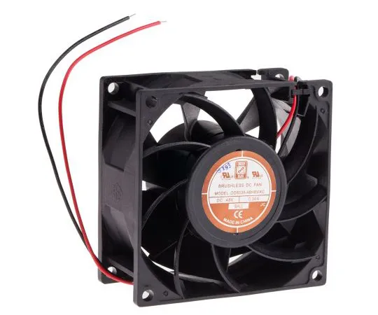 63-4984-34 RS PRO Axial Fan, 80 x 80 x 38mm, 99cfm, 14W, 48 V dc 703-3442