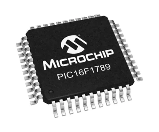 63-5117-33 Microchip, 8bit PIC Microcontroller, 32MHz, 16384 words Flash, 44-Pin TQFP PIC16F1789-I/PT