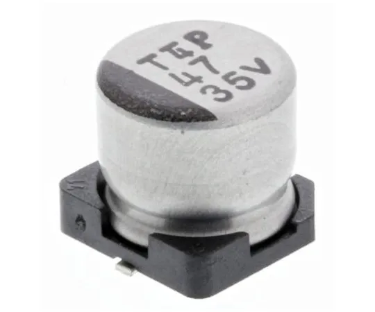 63-5041-66 Nichicon 47μF 35V dc Aluminium Electrolytic Capacitor, Surface Mount 6.3 (Dia.) x 5.8mm +105°C 6.3mm 2.2mm UWT1V470MCL1GS