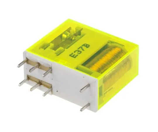 63-6546-05 Finder50 Series DPDT Non-Latching Relay PCB Mount, 24V dc Coil, 8A 50.12.9.024.1000