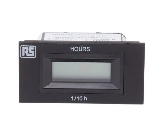 63-5165-73 RS PRO Hour Counter, 6 digits, LCD, Screw Connection, 85 → 265 V ac 896-6973
