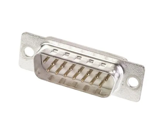 63-4939-30 ASSMANN WSW Panel Mount, 15 Pin D-sub Connector Plug, Shell Size A A-DS 15 LL/Z