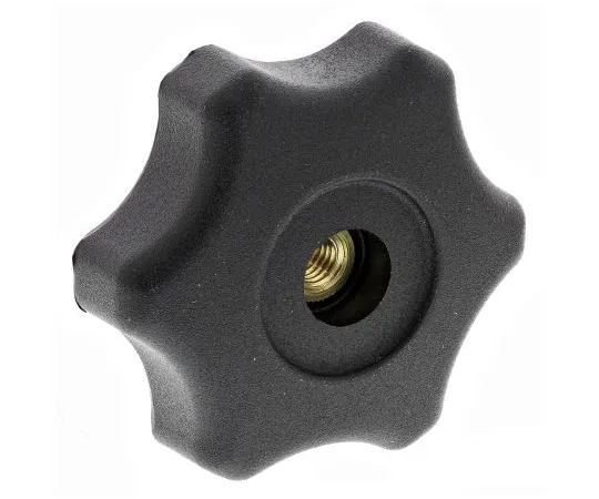 63-6565-18 RS PRO Black Multiple Lobes Clamping Knob, M6 161-228