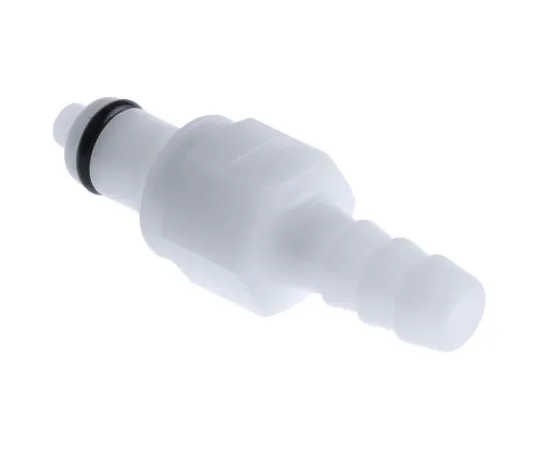63-5078-73 Straight Male Hose Coupling Coupling Insert - Valved, Hose Barb, Acetal PMCD22-04