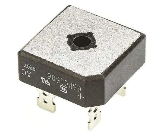 63-4962-93 Taiwan Semiconductor GBPC1506 T0, Bridge Rectifier, 15A 600V, 4-Pin GBPC GBPC1506 T0