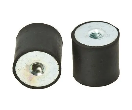 63-5091-97 FIBET 3020DD08-60 20mm Shock Mount M8 30mm Diameter 24daN Compression Load 4mm, Female to Female Natural Rubber 3020DD08-60