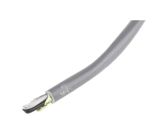 63-5126-58 RS PRO 1 Pair Aluminium Foil-PET Tape Multipair Industrial Cable 0.76 mm²(Euroclass Eca) Grey 100m 812-4684