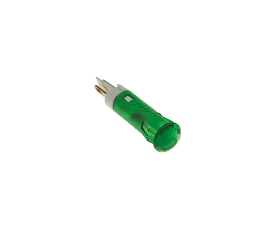 63-5098-83 Apem Green Indicator, Faston, Solder Lug Termination, 12 V dc, 6mm Mounting Hole Size QS61XXG12