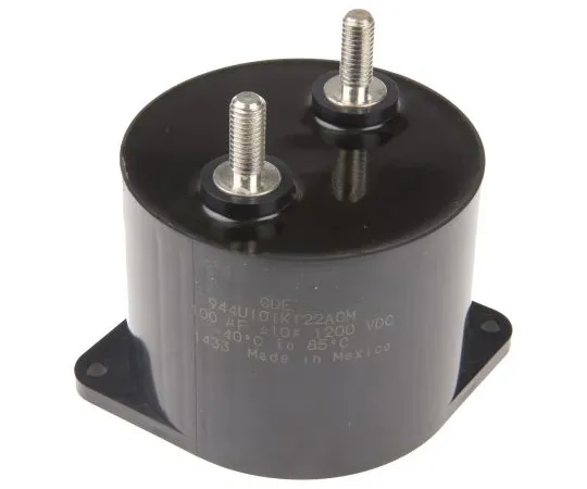 63-5049-10 Cornell-Dubilier 100μF Polypropylene Capacitor PP 1.2kV dc ±10% Tolerance Stud Mount 944U Series 944U101K122ACM